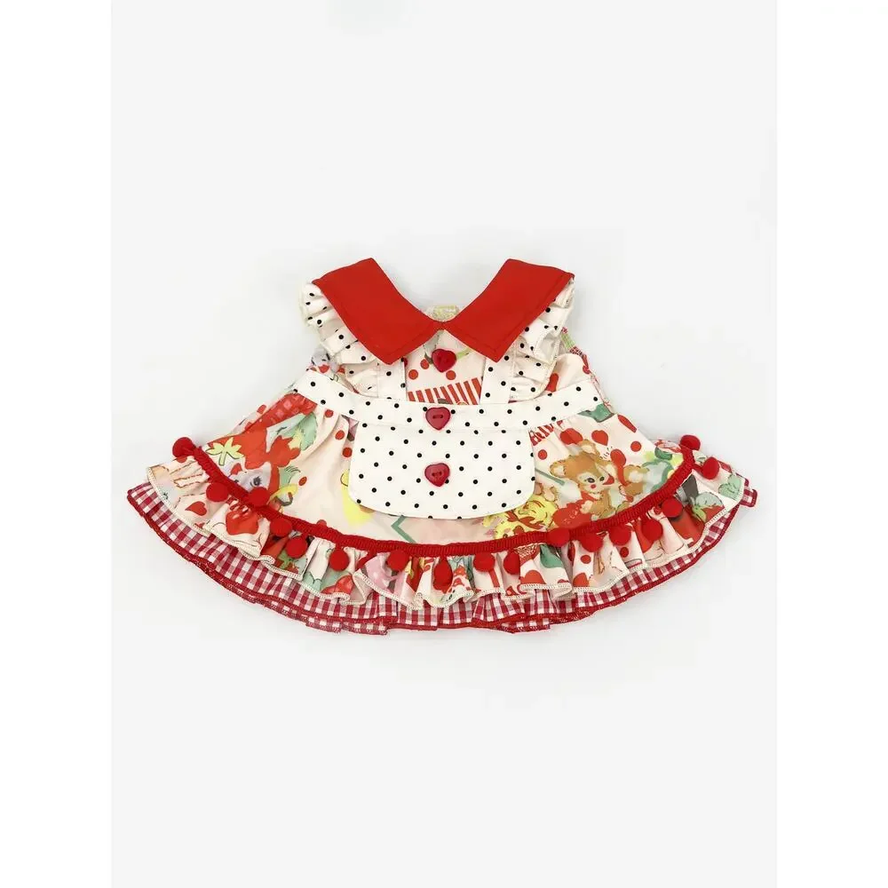 Large Bartholomew Bear clothes outfits - Vintage American Maid Dress